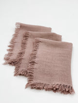 Blush linen Napkin, S/4 - Krinto.com