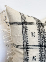 Cream white Vintage Indian Wool Pillow Cover - Krinto.com