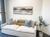 RUSTIC SOLIDS IN LIGHT BLUE PILLOW COVER - Krinto.com