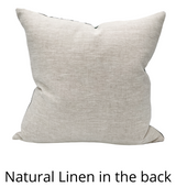 FLEUR IN NAVY BLUE PILLOW COVER - Krinto.com