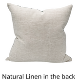 NIAGARA IN BLUE AND TAN PILLOW COVER - Krinto.com