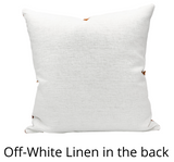 Zoe in Cream and Beige Pillow Cover - Krinto.com