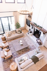 FLORAL OLIVE GREEN ON NATURAL LINEN PILLOW COVER - Krinto.com