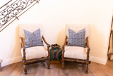 Sarasota in Indigo Blue Pillow Cover - Krinto.com