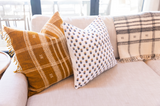 MUSTARD SAFFRON VINTAGE INDIAN WOOL PILLOW COVER - Krinto.com