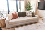 Rustic Solids in Olive Green Pillow Cover - Krinto.com