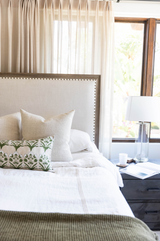 EXTRA LONG VISTA IN OLIVE GREEN PILLOW COVER - Krinto.com