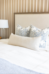 Breanna in Blue and Grey Pillow Cover - Krinto.com