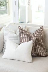 Cream White Mudcloth Pillow Cover - Krinto.com