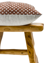 VENTURA IN Rust Brown PILLOW COVER - Krinto.com