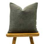 Rustic Solids in Olive Green Pillow Cover - Krinto.com