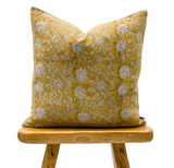 TACOMA IN MUSTARD SAFFRON PILLOW COVER - Krinto.com
