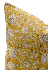 TACOMA IN MUSTARD SAFFRON PILLOW COVER - Krinto.com