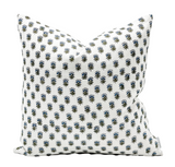 Arvin in Olive Green and Blue Pillow Cover - Krinto.com