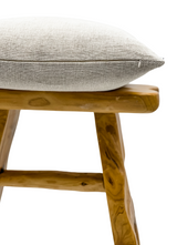 Helena in Creamy Oatmeal Pillow Cover - Krinto.com