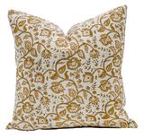Verona in Khaki Olive and Mustard PILLOW COVER - Krinto.com