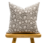 Magnolia Beige Grey Pillow Cover - Krinto.com