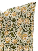 Niagara in Green Pillow Cover - Krinto.com