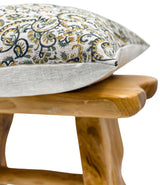 KALAMKARI OLIVE AND MJUSTARD PILLOW COVER - Krinto.com