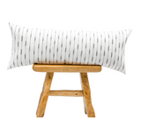 CATALINA IN CREAM WHITE AND BLACK EXTRA LONG PILLOW COVER - Krinto.com