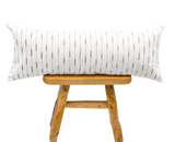 CATALINA IN CREAM WHITE AND WARM TAN BROWN PILLOW COVER - Krinto.com