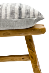 ZELDA IN TAN AND BLACK PILLOW COVER - Krinto.com