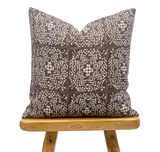 STELLA IN COCOA PILLOW COVER - Krinto.com