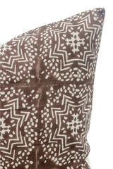 STELLA IN COCOA PILLOW COVER - Krinto.com