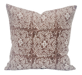 STELLA IN COCOA PILLOW COVER - Krinto.com