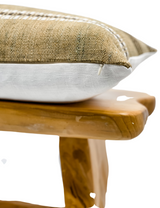 LUMBAR TA BEIGE INDIAN WOOL PILLOW COVER - Krinto.com