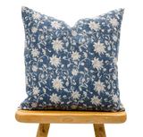 TACOMA IN INDIGO BLUE PILLOW COVER - Krinto.com