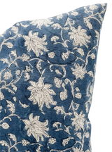 TACOMA IN INDIGO BLUE PILLOW COVER - Krinto.com