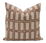 EKTA IN TERRA COTTA PILLOW COVER - Krinto.com