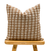 IRA IN TAN BEIGE PILLOW COVER - Krinto.com