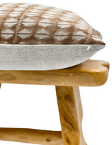 IRA IN TAN BEIGE PILLOW COVER - Krinto.com