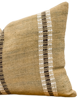LUMBAR WHITE INDIAN WOOL PILLOW COVER - Krinto.com