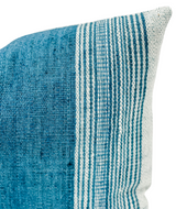 LUMBAR BLUE INDIAN WOOL PILLOW COVER - Krinto.com