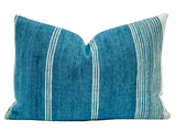 LUMBAR BLUE INDIAN WOOL PILLOW COVER - Krinto.com