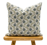 RITA IN BLUE AND PISTACHIO PILLOW COVER - Krinto.com