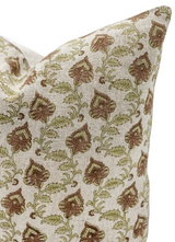 RITA IN PISTACHIO/SAFFRON PILLOW COVER - Krinto.com
