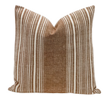 NINA IN TAN BROWN PILLOW COVER - Krinto.com
