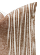 NINA IN TAN BROWN PILLOW COVER - Krinto.com