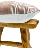 NINA IN TAN BROWN PILLOW COVER - Krinto.com