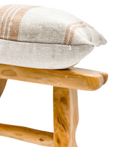 VINTAGE GRAIN SACK IN CARAMEL PILLOW COVER - Krinto.com