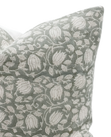 ALINA IN SAGE GREEN PILLOW COVER - Krinto.com