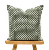 VIRGINIA IN Green Floral Pillow Cover - Krinto.com
