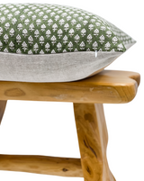 VIRGINIA IN Green Floral Pillow Cover - Krinto.com