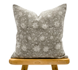 TACOMA IN SOFT BEIGE GREY PILLOW COVER - Krinto.com