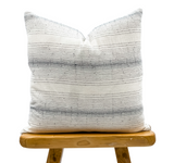 Tara With Gradient Blue Stripes Pillow Cover - Krinto.com