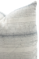 Tara With Gradient Blue Stripes Pillow Cover - Krinto.com